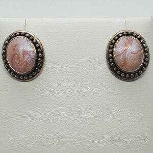 Kenneth Cole Pink & Silver Earrings